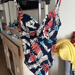 Seafolly gorgeous palm leaf printed One-Piece Swimsuit